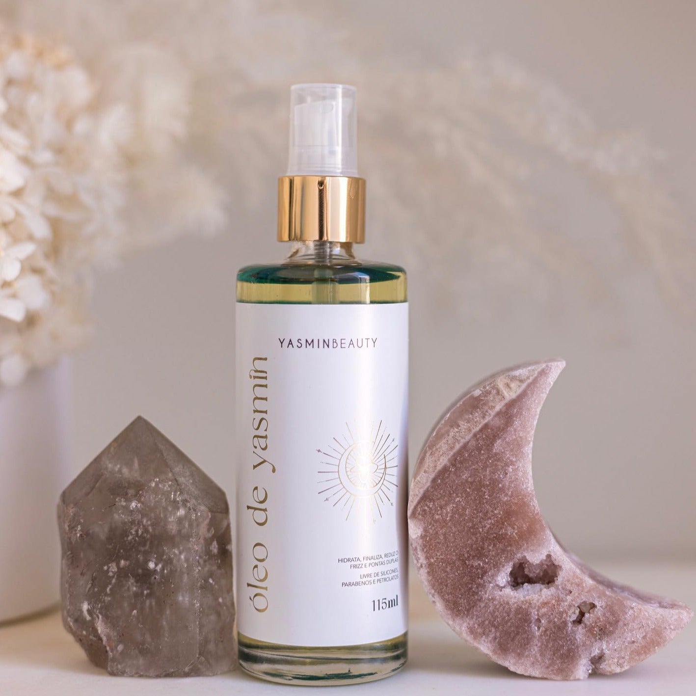 Óleo de Yasmin Multifuncional: Nutrição para os cabelos e corpo