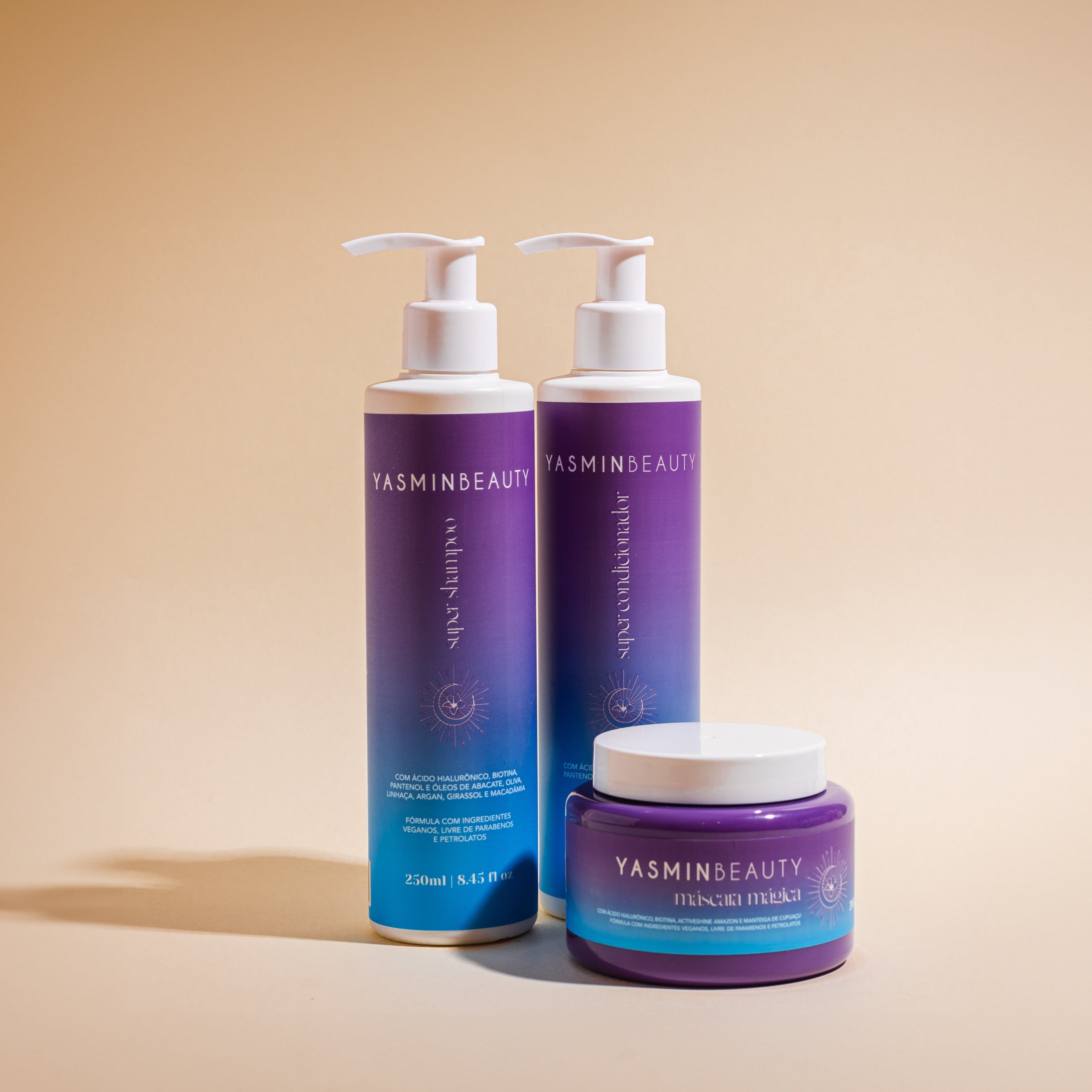 Linha Mágica: Shampoo + Máscara + Condicionador