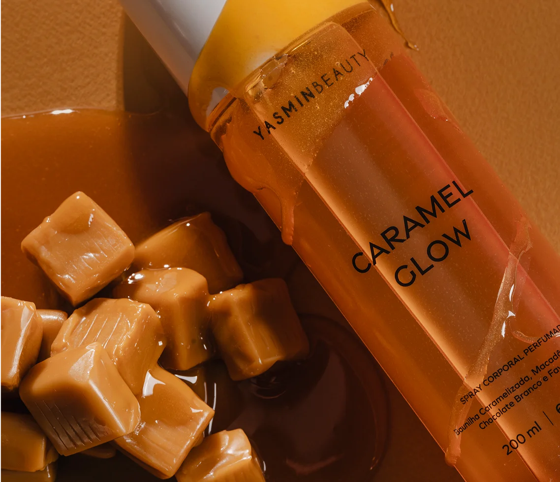 Fragrância Afrodite Miniatura + Caramel Glow