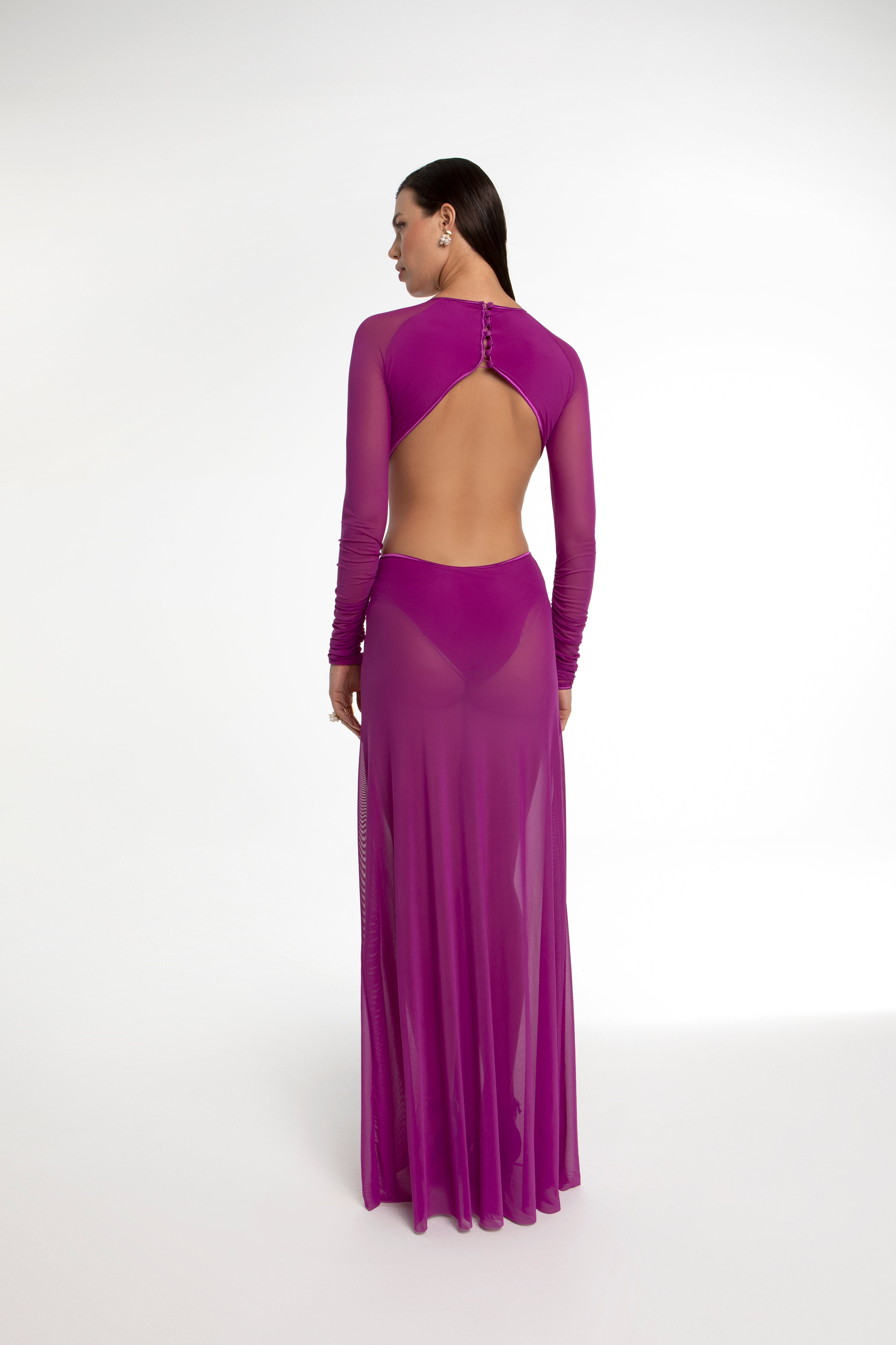 VESTIDO APHRODITE FUCSIA