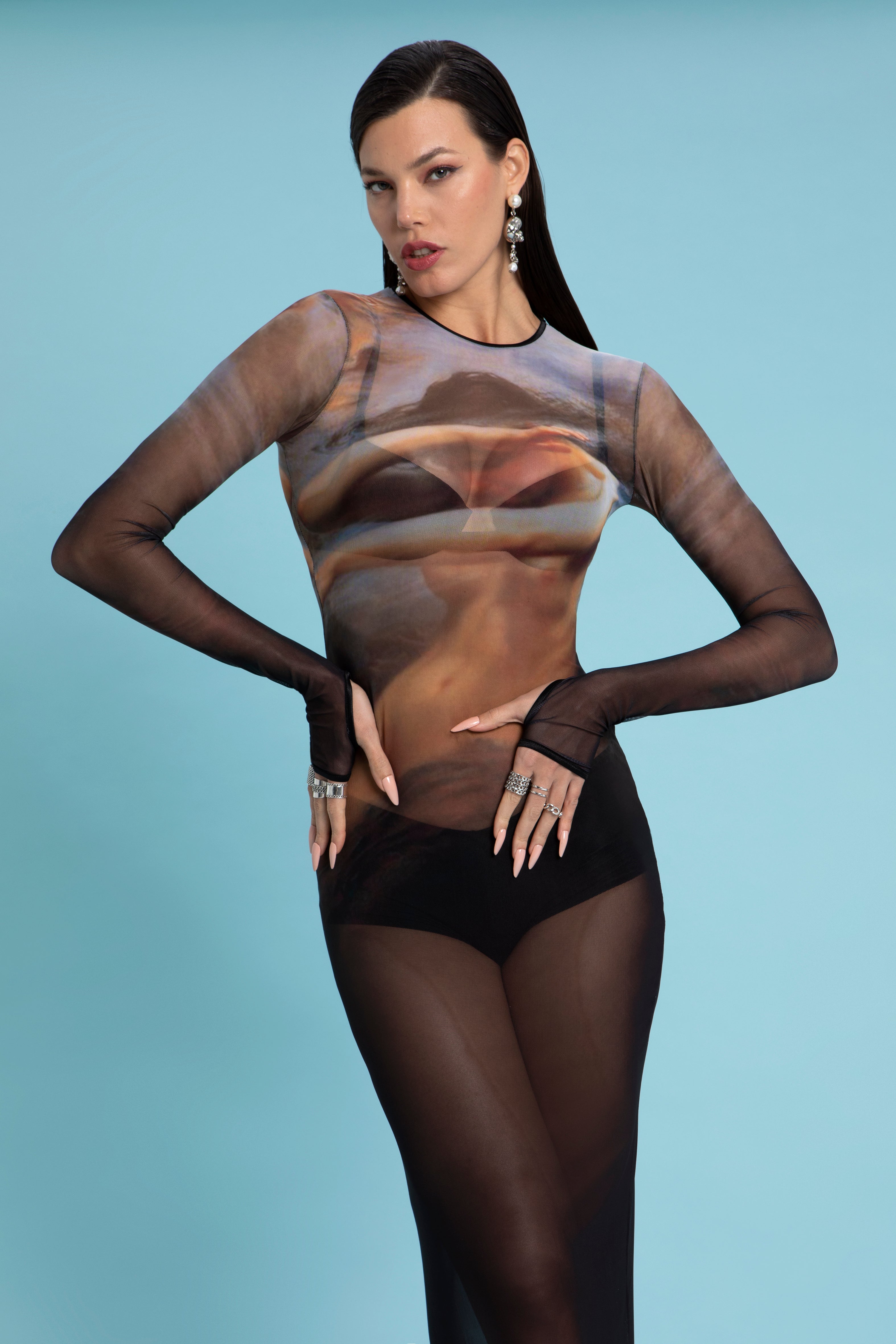 VESTIDO MINERVA ESTAMPA VÊNUS