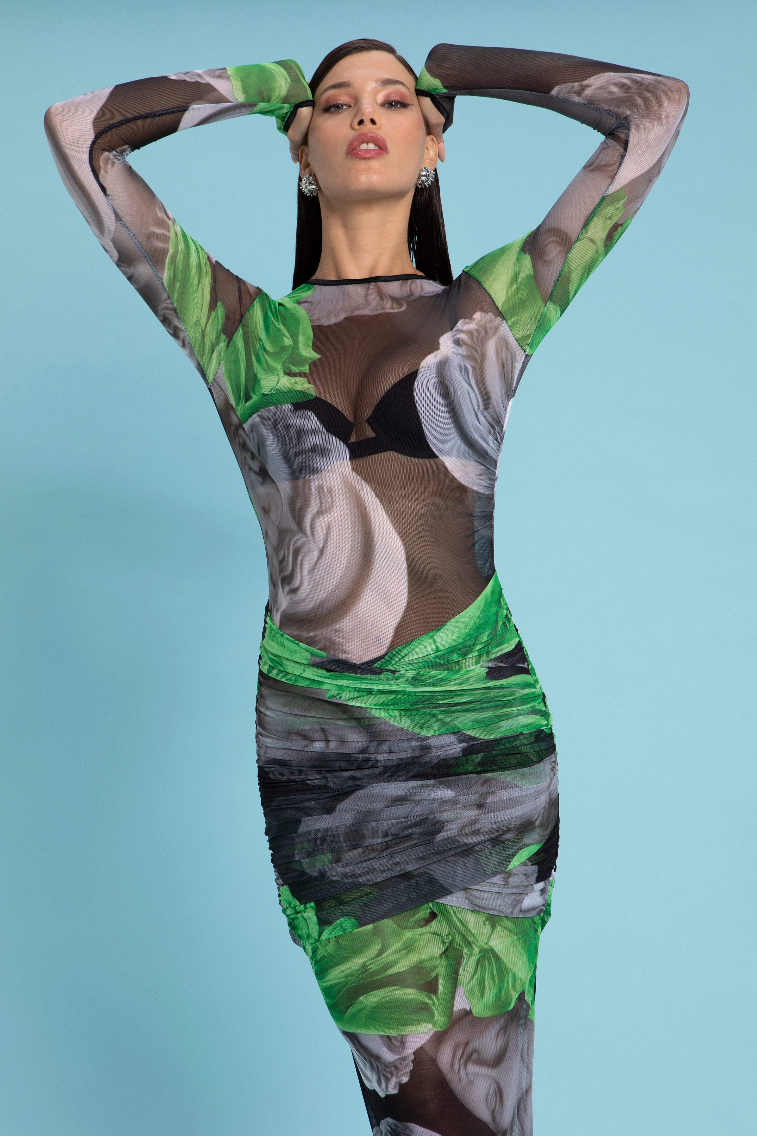 VESTIDO SELENE ESTAMPA ATHENAS