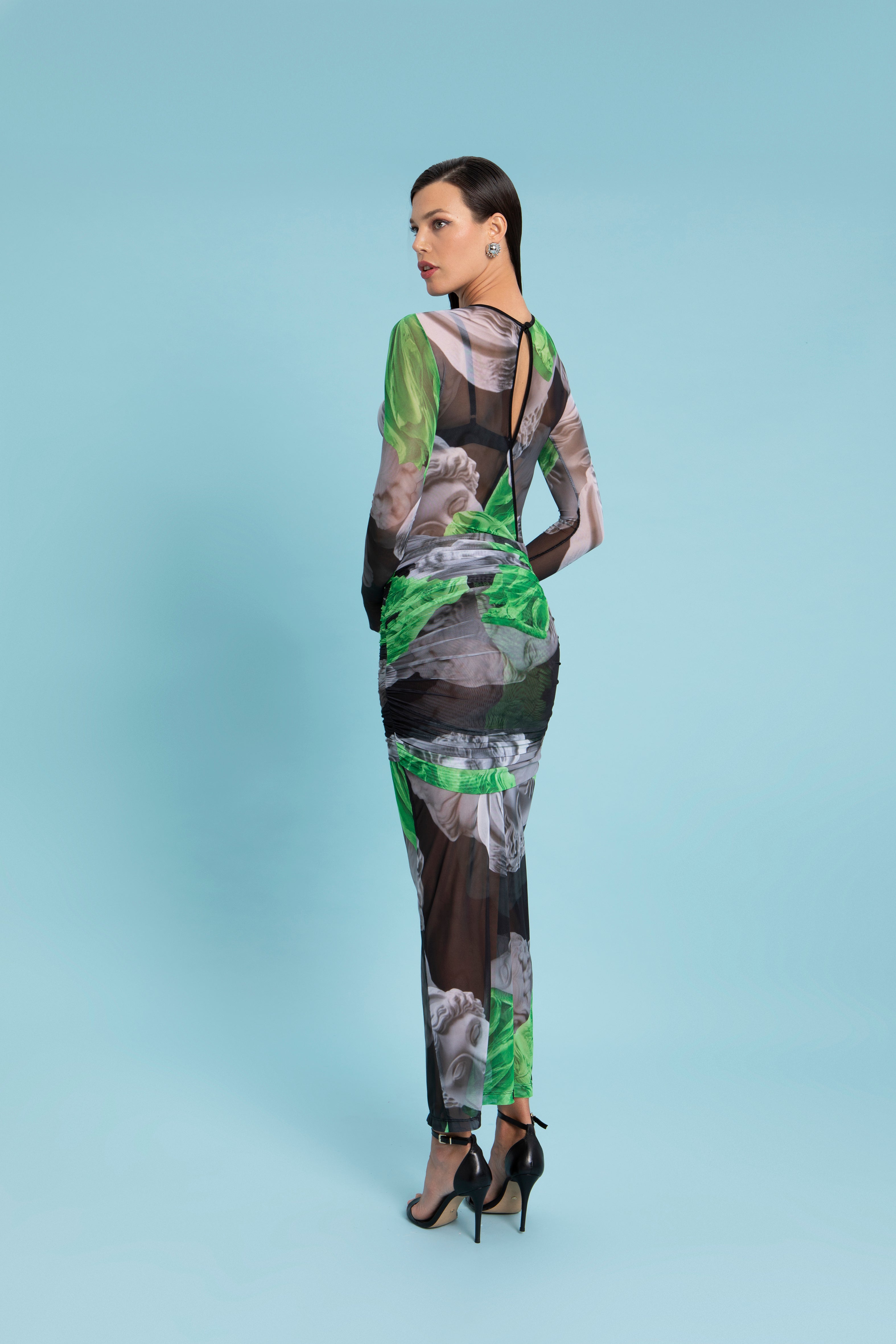 VESTIDO SELENE ESTAMPA ATHENAS