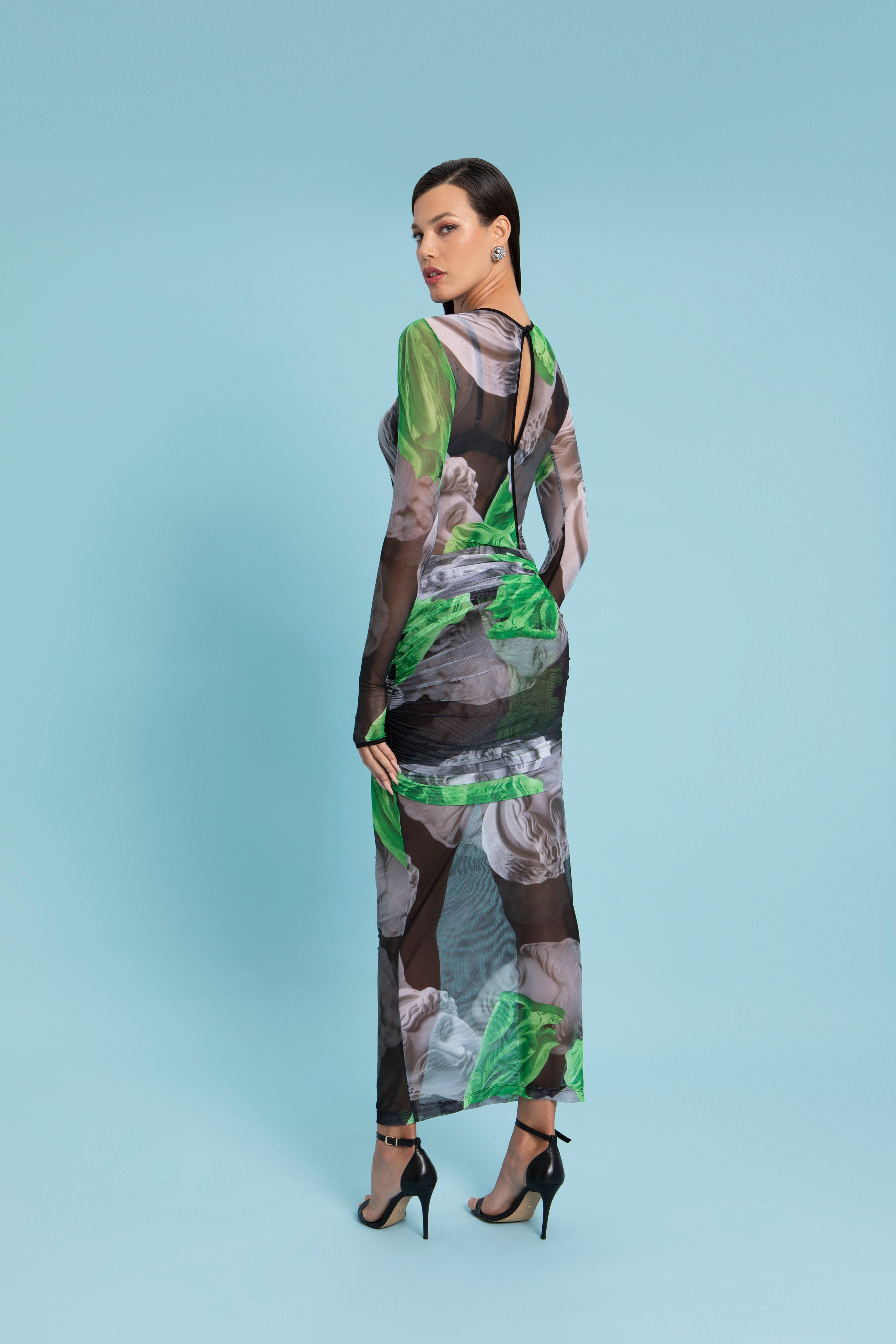 VESTIDO SELENE ESTAMPA ATHENAS